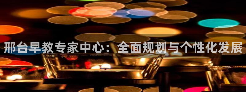 玛雅集团天顺娱乐：邢台早教专家中心：全面规划与个性化发展