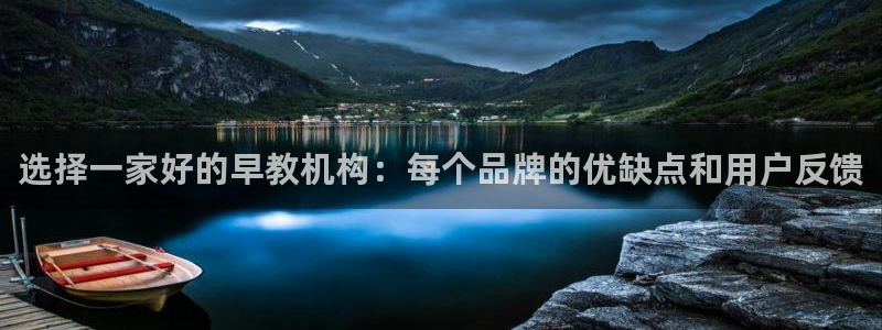 天顺娱乐K找22650：选择一家好的早教机构：每个品牌的优缺点和用户反馈