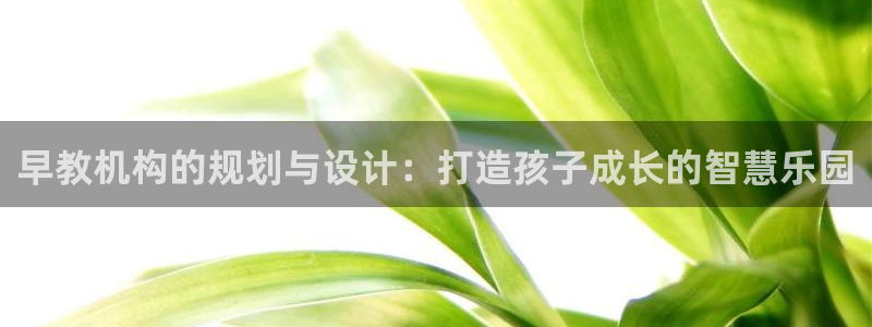 天顺娱乐厍943994：早教机构的规划与设计：打造孩子成长的智慧乐园