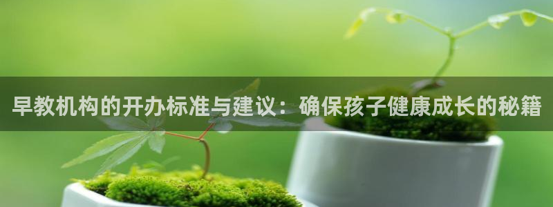 天顺娱乐丁六七伍一三八：早教机构的开办标准与建议：确保孩子健康成长的秘籍