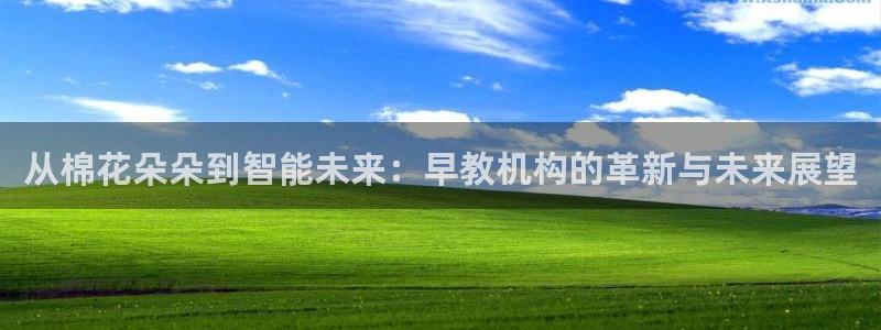 天顺娱乐上 主管39977l6：从棉花朵朵到智能未来：早教机构的革新与未来展望