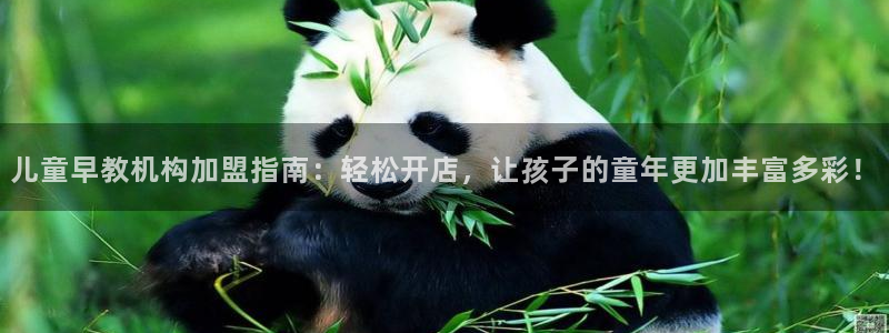 天顺娱乐丩金手指专业4：儿童早教机构加盟指南：轻松开店，让孩子的童年更加丰富多彩