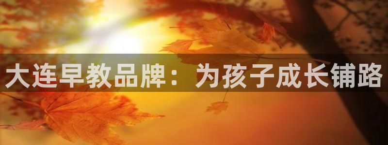 天顺娱乐娱乐：大连早教品牌：为孩子成长铺路