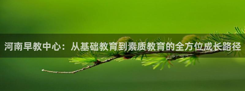 天顺娱乐谛943994：河南早教中心：从基础教育到素质教育的全方位成长路径