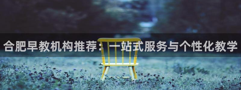 天顺娱乐主管可：合肥早教机构推荐：一站式服务与个性化教学