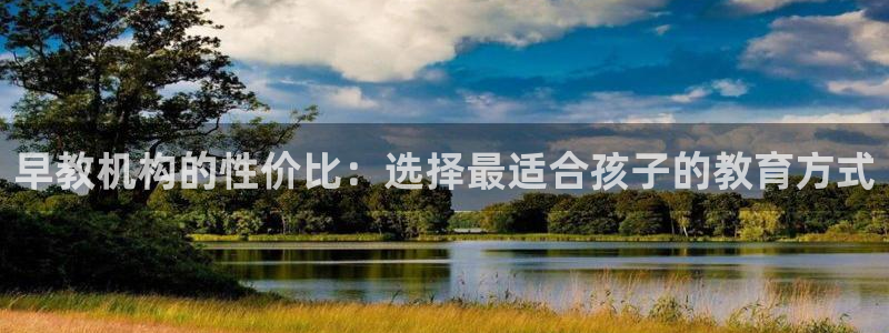 天顺娱乐负责人问qv96303:早教机构的性价比:选择最适合孩子的教育方式