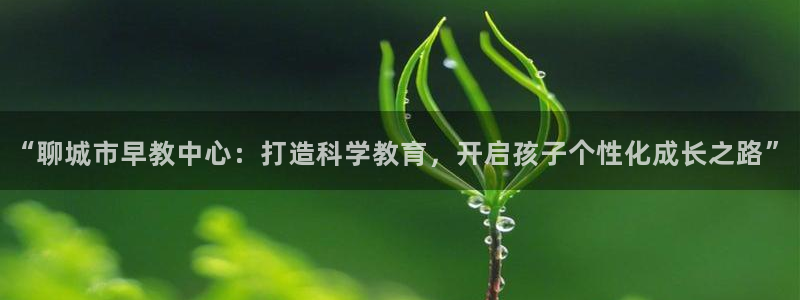 天顺娱乐酋v33300:“聊城市早教中心:打造科学教育,开启孩子个性化成长之路”