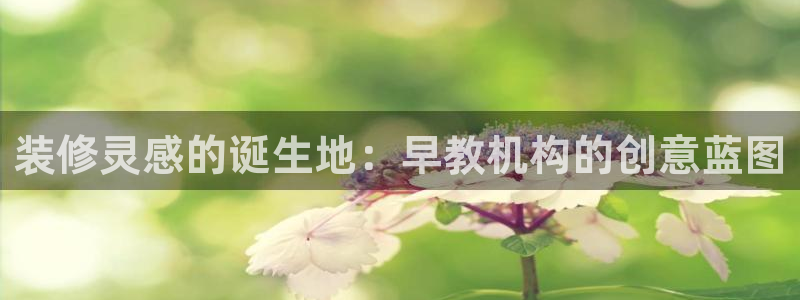 天顺娱乐澳70 48：装修灵感的诞生地：早教机构的创意蓝图