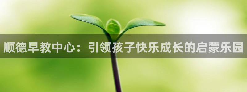 天顺娱乐橇78778:顺德早教中心:引领孩子快乐成长的启蒙乐园