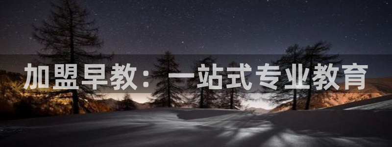 天顺娱乐厅q96303：加盟早教：一站式专业教育