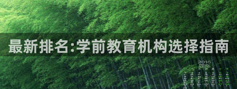 天顺娱乐开户釉写40996q：最新排名:学前教育机构选择指南