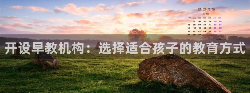 天顺娱乐问943994:开设早教机构:选择适合孩子的教育方式