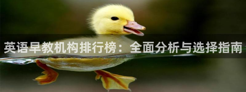 天顺娱乐皿金手指下拉6：英语早教机构排行榜：全面分析与选择指南